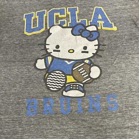 Hello Kitty Shirt UCLA BRUINS Vintage Grey Blue University Collection Sz… - Picture 7 of 13